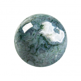 Agate Mousse sphère, 4cm