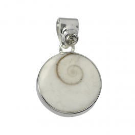 Pendentif OEIL DE LUCIE , 2.5cm  argent 925