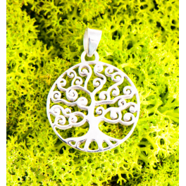 YGGDRASIL PENDANT Argent  925, ø 20 mm