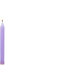 Bougie  magnétisée Teintée Masse - Coloris Lilas