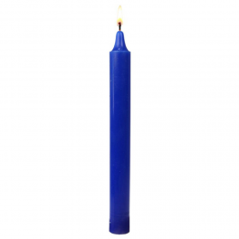 Bougie Bleu Marine magnétisée teintées dans la Masse pour rituel