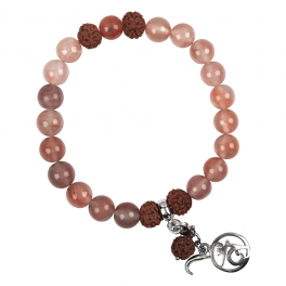 Bracelet Mala de pierres précieuses Svadhisthana (Chakra sacré)