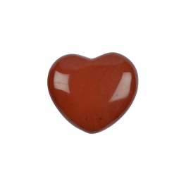 Coeur (coeur de poche), jaspe (rouge), 3,5 cm