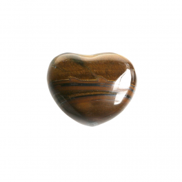   Coeur (coeur de poche),  oeil de tigre, 3,5 cm