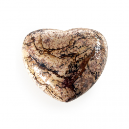 Coeur bulbeux, jaspe (jaspe paysage), 5,5 cm