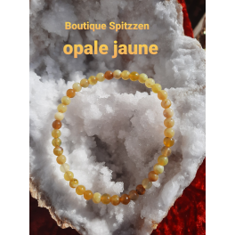 BRACELET OPALE JAUNE 4MN