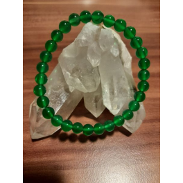 Bracelet Agate verte 6mn