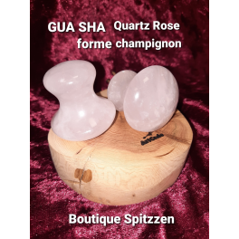 Coffret  Gua Sha en Quartz Rose Assortiment de 2
