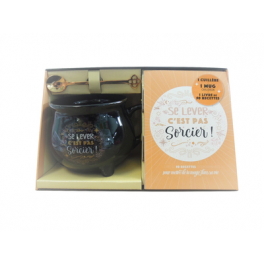 COFFRET CHAUDRON MAGIQUE POUR PETIT DEJ' DE SORCIER