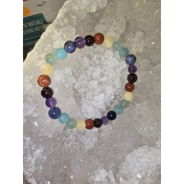 Bracelet, 7 Chakras, 15cm (pour enfants)