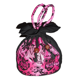 Sac &eacute;l&eacute;gance rose .